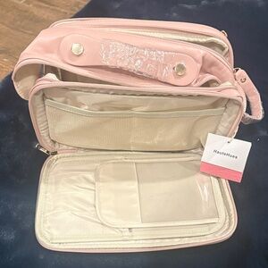 HauteHues Pink Cosmetic Bag